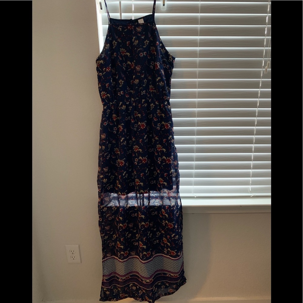 Floral dress with straps